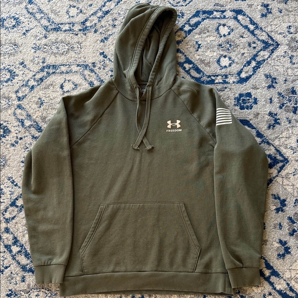 Under Armour Men's Dark Green Hoodie